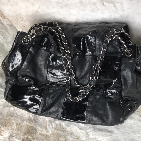 💎 CHANEL 💎 BROOKLYN PATCHWORK HOBO ACCORDION RARE BAG LARGE FLAP LEATHER - Picture 15 of 15